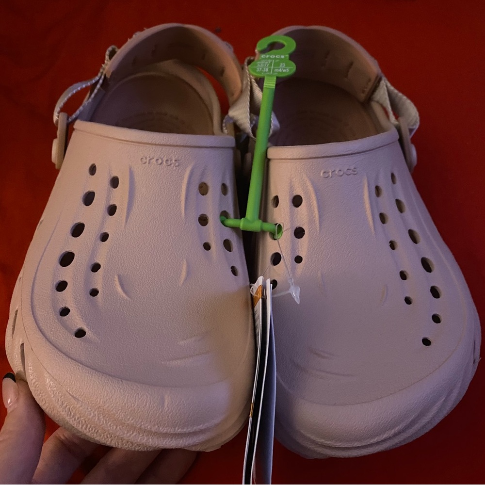 Pink Clay Echo Crocs